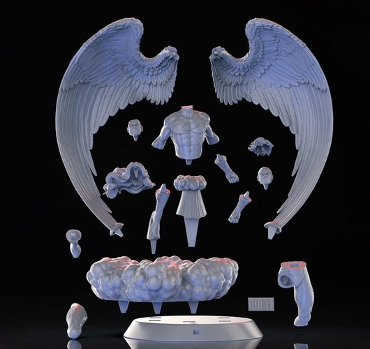 X-MEN Angel - 3D Print Model 3D Print 242495 X-MEN Angel - 3D Print Model 3D Print 242495