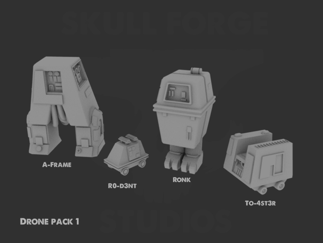 Drone set 1 3D Print 242636 Drone set 1 3D Print 242636