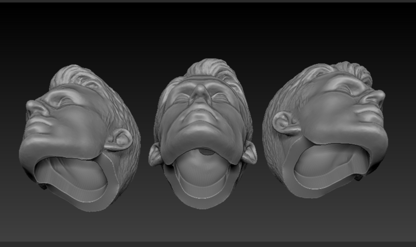 Head Steve Rogers Movie version ( C. Evans) 3D Print 242708 Head Steve Rogers Movie version ( C. Evans) 3D Print 242708