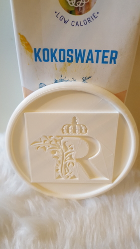 Coaster letter 'R' 3D Print 242801 Coaster letter 'R' 3D Print 242801