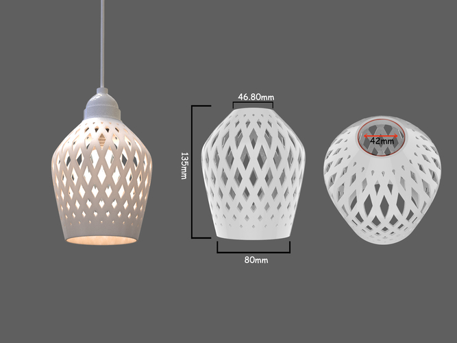 lampshade 3D Print 242810 lampshade 3D Print 242810