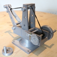 Small Mechanical Advantage Demonstration Crane 3D Printing 242838