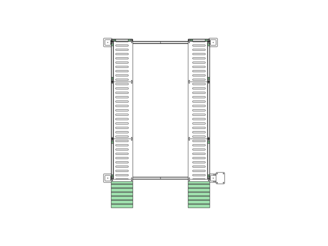 Scaler Crawler Car Truck 4 Säulen-Hebenbühne / Four column lift 3D Print 242911 Scaler Crawler Car Truck 4 Säulen-Hebenbühne / Four column lift 3D Print 242911