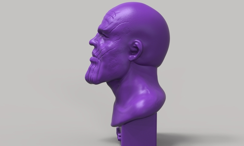 Thanos Bust 3D Print 242943 Thanos Bust 3D Print 242943