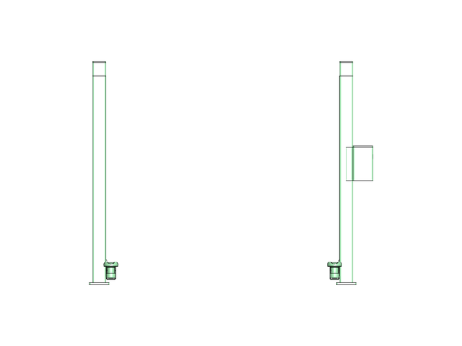 Scaler Crawler Car Truck 2 Säulen-Hebenbühne / two column lift 3D Print 242949 Scaler Crawler Car Truck 2 Säulen-Hebenbühne / two column lift 3D Print 242949