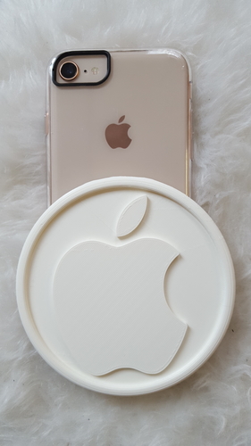 Coaster with Apple logo 3D Print 243102 Coaster with Apple logo 3D Print 243102