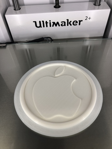 Coaster with Apple logo 3D Print 243103 Coaster with Apple logo 3D Print 243103