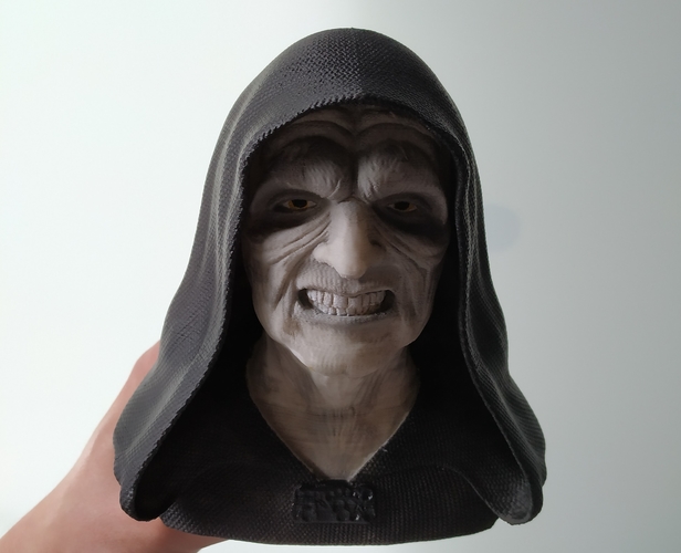 Palpatine (Darth Sidious) Bust 3D Print 243136 Palpatine (Darth Sidious) Bust 3D Print 243136