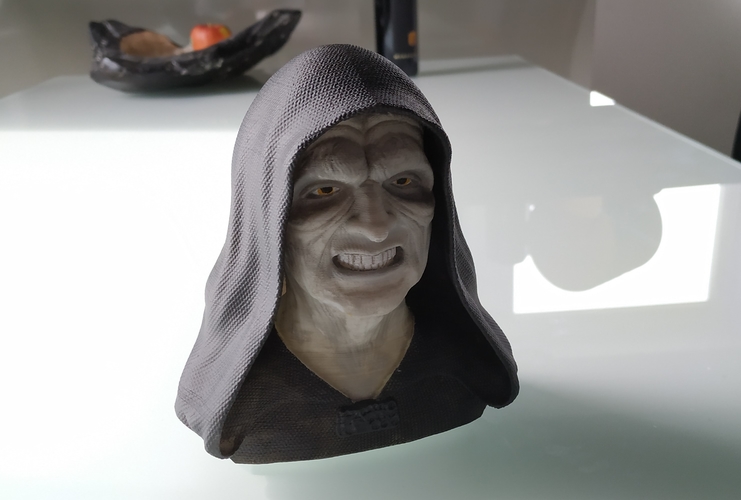 Palpatine (Darth Sidious) Bust 3D Print 243138 Palpatine (Darth Sidious) Bust 3D Print 243138