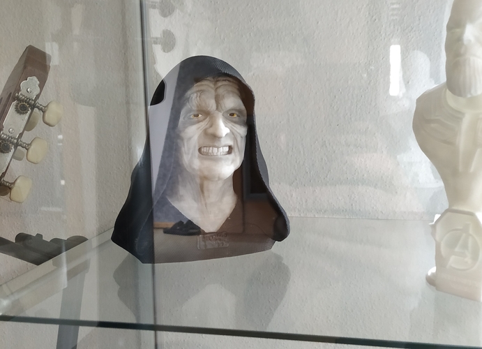 Palpatine (Darth Sidious) Bust 3D Print 243139 Palpatine (Darth Sidious) Bust 3D Print 243139