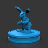 Small Wendigo Eastern Rabbit Monster 3D Printing 243231