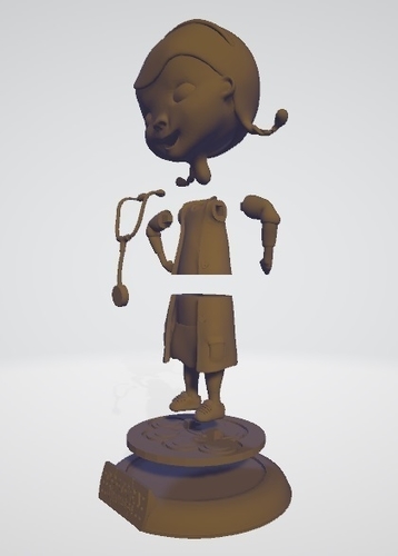Doctora Juguete (Doc McStuffins) 3D Print 243245 Doctora Juguete (Doc McStuffins) 3D Print 243245