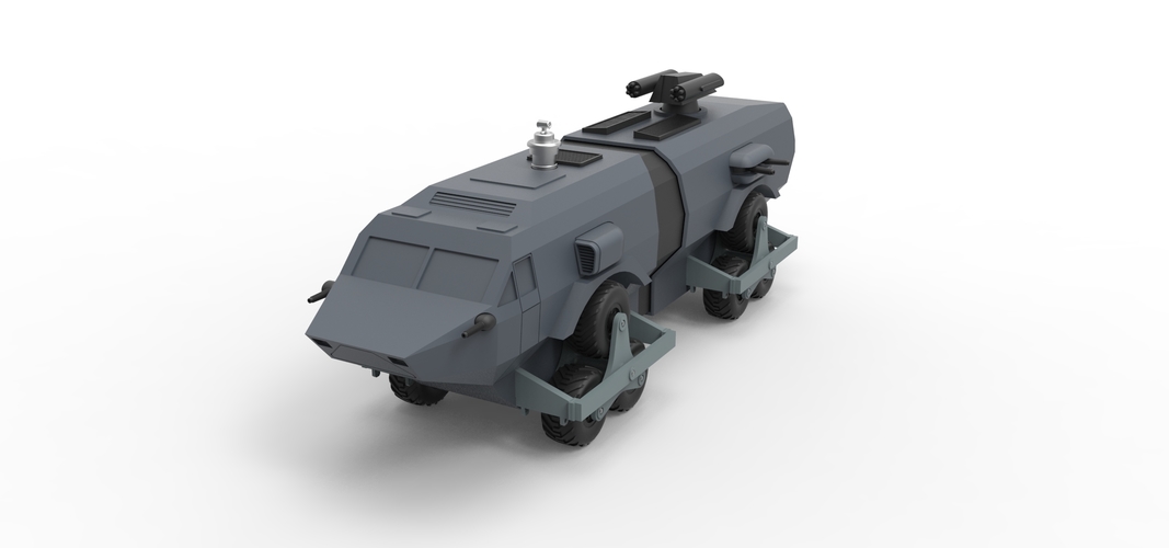 Diecast model Landmaster from Damnation Alley Scale 1:38 3D Print 243331 Diecast model Landmaster from Damnation Alley Scale 1:38 3D Print 243331
