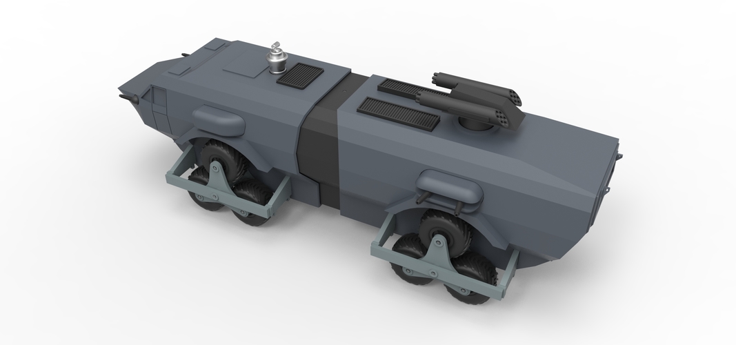 Diecast model Landmaster from Damnation Alley Scale 1:38 3D Print 243338 Diecast model Landmaster from Damnation Alley Scale 1:38 3D Print 243338