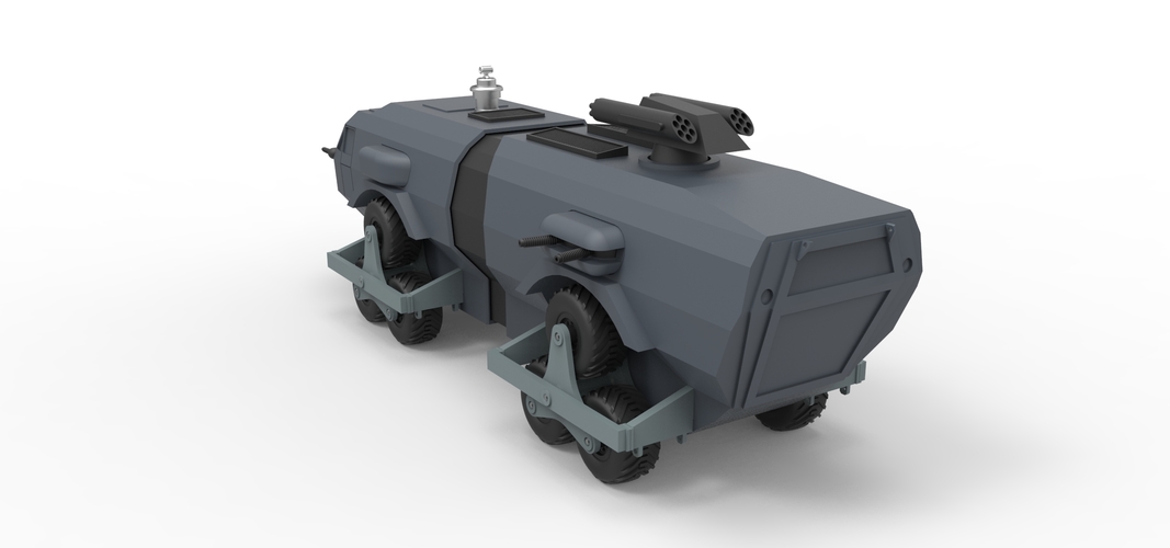 Diecast model Landmaster from Damnation Alley Scale 1:38 3D Print 243339 Diecast model Landmaster from Damnation Alley Scale 1:38 3D Print 243339