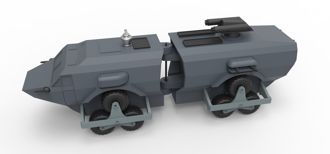 Diecast model Landmaster from Damnation Alley Scale 1:38 3D Print 243341 Diecast model Landmaster from Damnation Alley Scale 1:38 3D Print 243341