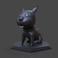 Small Maron The Cute Dog 3D Print 3D Printing 243378