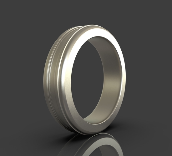Jewelry Simple Ring 3D Print 243395