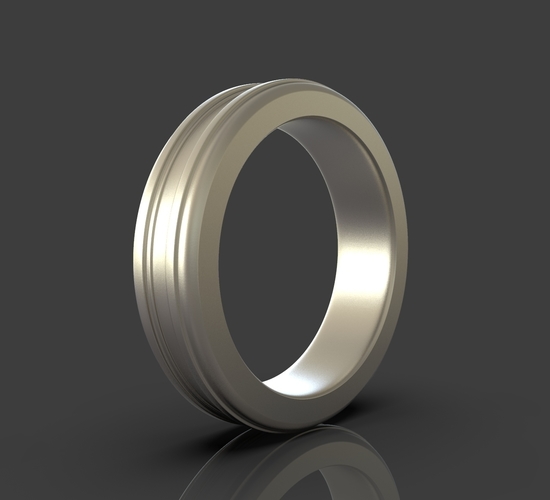 Jewelry Simple Ring 3D Print 243399