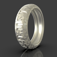 Small Ring Daisy I Love You 3D Printing 243483