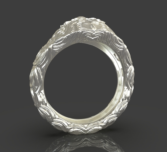 Jewelry Flower Ring 3D Print 243537