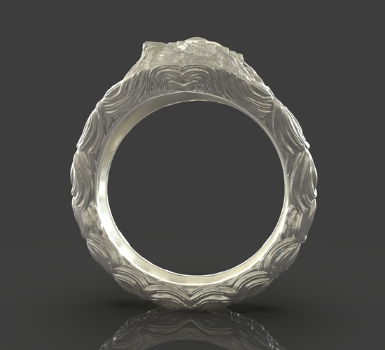 Jewelry Flower Ring 3D Print 243542