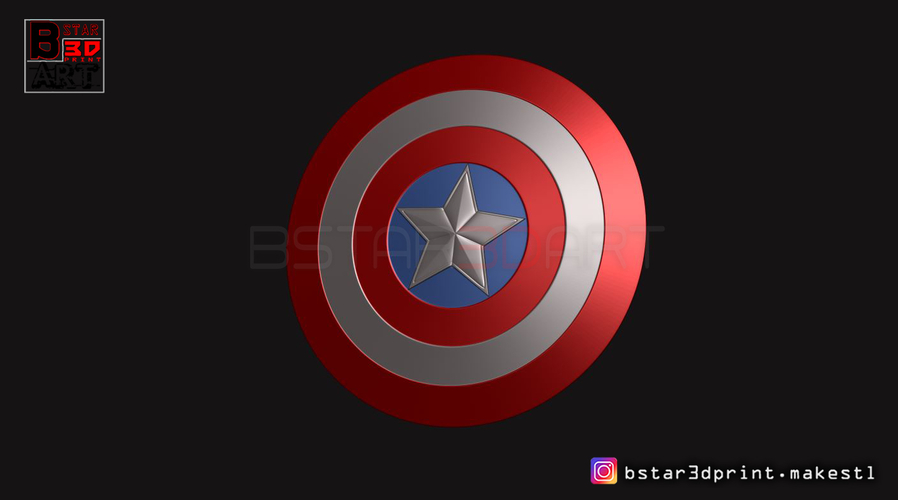 The captain America Shield - Infinity War - Endgame - Marvel 3D Print 243560