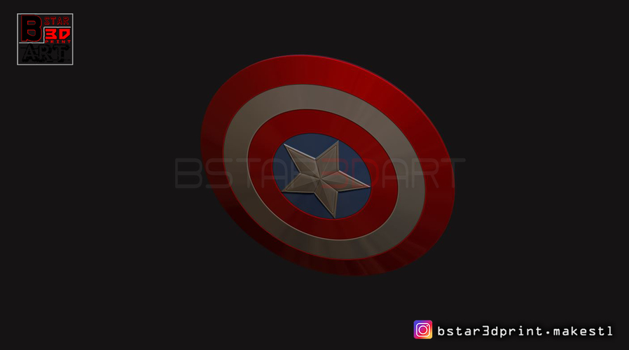 The captain America Shield - Infinity War - Endgame - Marvel 3D Print 243565