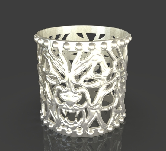 Jewelry Vampire And Wolfman Bracelet 3D Print 243631