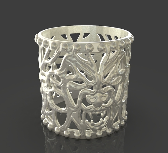 Jewelry Vampire And Wolfman Bracelet 3D Print 243634