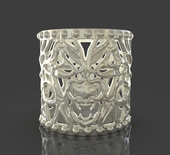 Jewelry Vampire And Wolfman Bracelet 3D Print 243636