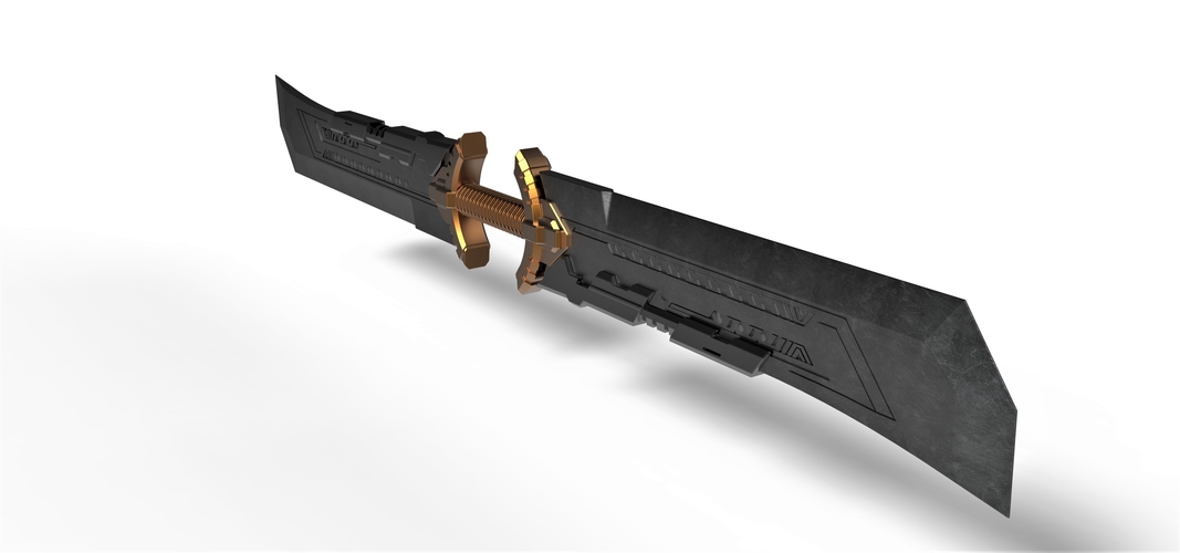 Sword of Thanos from movie Avengers Endgame 3D Print 243687 Sword of Thanos from movie Avengers Endgame 3D Print 243687