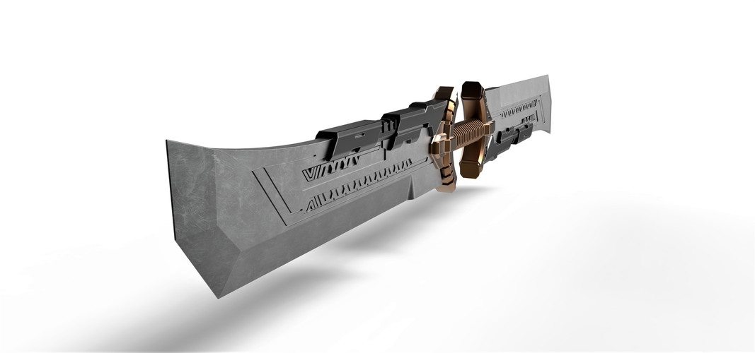 Sword of Thanos from movie Avengers Endgame 3D Print 243690 Sword of Thanos from movie Avengers Endgame 3D Print 243690