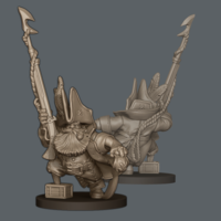 Small Dwarf Pirate ARRRGH! 3D Printing 243696