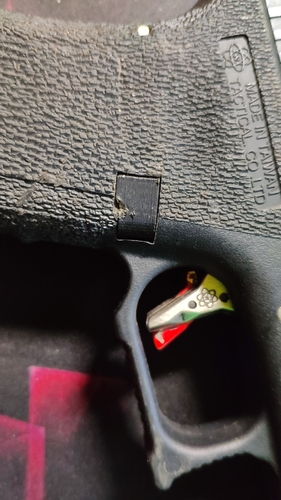 WE Glock magazine release 3D Print 243924 WE Glock magazine release 3D Print 243924