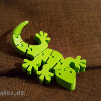 Small Flexi Articulated Gecko 3D Printing 244114