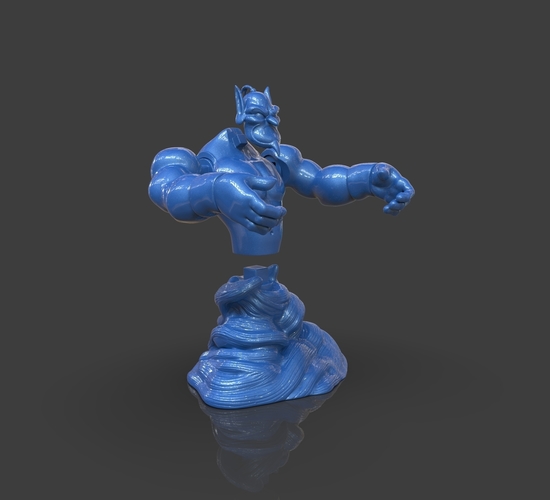 Aladdin's Genie Evil Mode (Separate Parts) 3D Print 244144