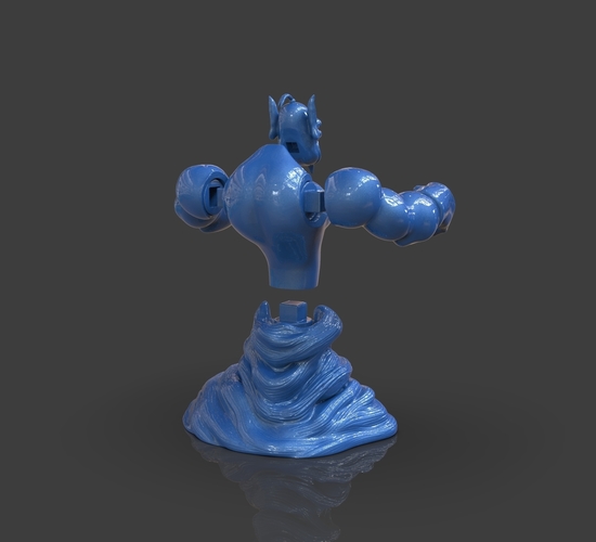 Aladdin's Genie Evil Mode (Separate Parts) 3D Print 244145