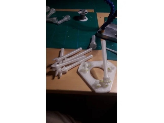 STEWART PLATFORM (FINISHED) 3D Print 244169 STEWART PLATFORM (FINISHED) 3D Print 244169