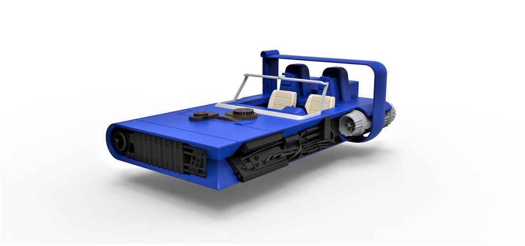 Diecast model of M-68 Landspeeder of Han Solo Scale 1:24 3D Print 244597 Diecast model of M-68 Landspeeder of Han Solo Scale 1:24 3D Print 244597