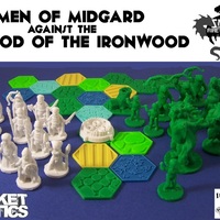 Small Pocket-Tactics Men of Midgard 3D Printing 2446
