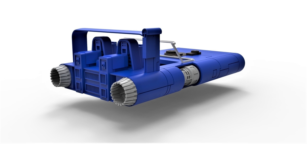 Diecast model of M-68 Landspeeder of Han Solo Scale 1:24 3D Print 244606 Diecast model of M-68 Landspeeder of Han Solo Scale 1:24 3D Print 244606