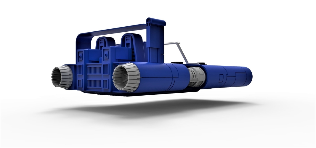 Diecast model of M-68 Landspeeder of Han Solo Scale 1:24 3D Print 244607 Diecast model of M-68 Landspeeder of Han Solo Scale 1:24 3D Print 244607