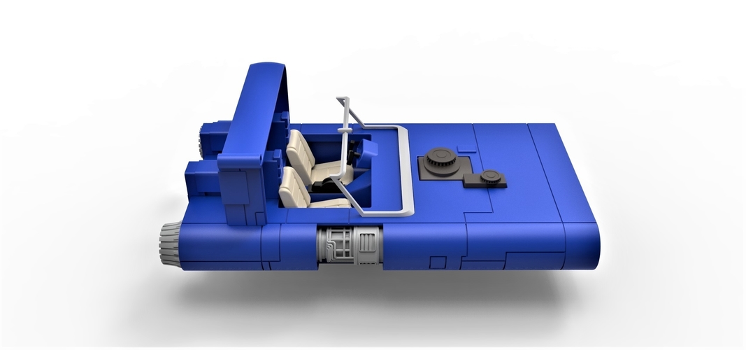 Diecast model of M-68 Landspeeder of Han Solo Scale 1:24 3D Print 244609 Diecast model of M-68 Landspeeder of Han Solo Scale 1:24 3D Print 244609