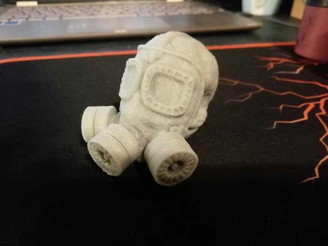 Gas Mask Skull 3D Print 244833 Gas Mask Skull 3D Print 244833