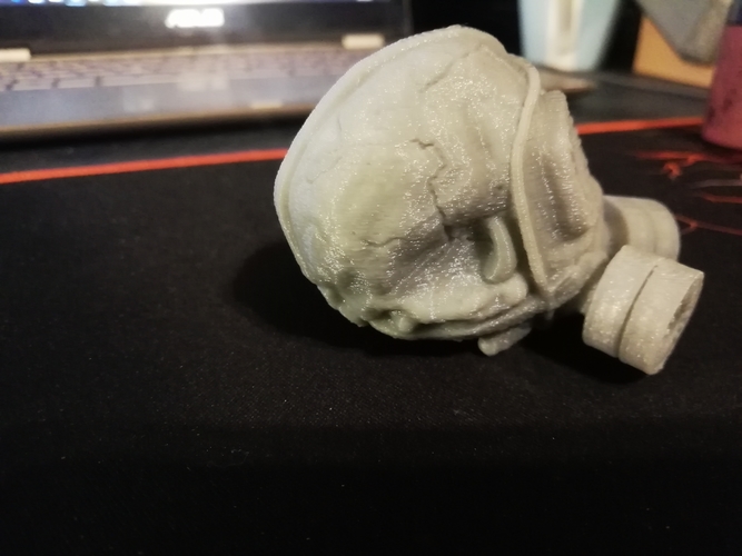 Gas Mask Skull 3D Print 244835 Gas Mask Skull 3D Print 244835