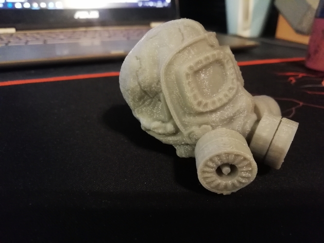 Gas Mask Skull 3D Print 244836 Gas Mask Skull 3D Print 244836