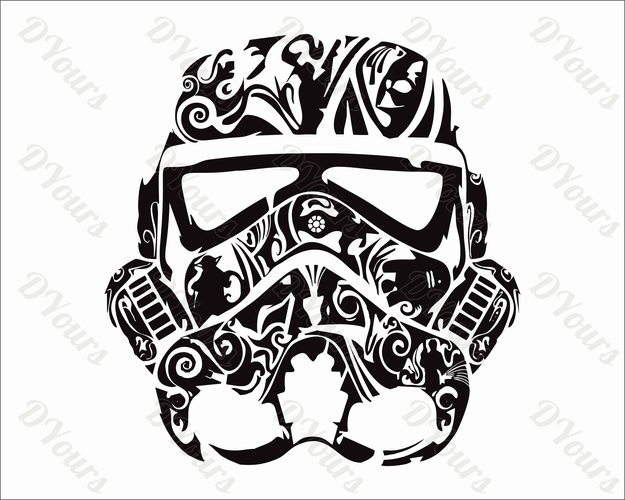 Stormtrooper 'deluxe' coaster 3D Print 244852 Stormtrooper 'deluxe' coaster 3D Print 244852
