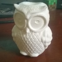 Small Owl Vase 3D Printing 24501
