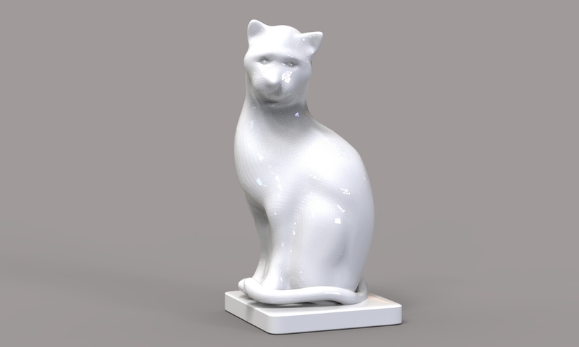 Cat Figurine 3D Print 245016 Cat Figurine 3D Print 245016